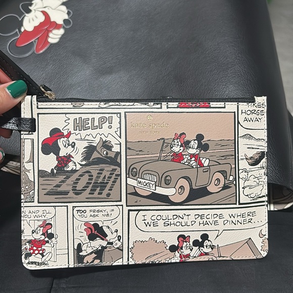 Kate Spade X Disney New York Minnie Mouse Tote Bag Large (Minnie Mouse) - Picture 5 of 7